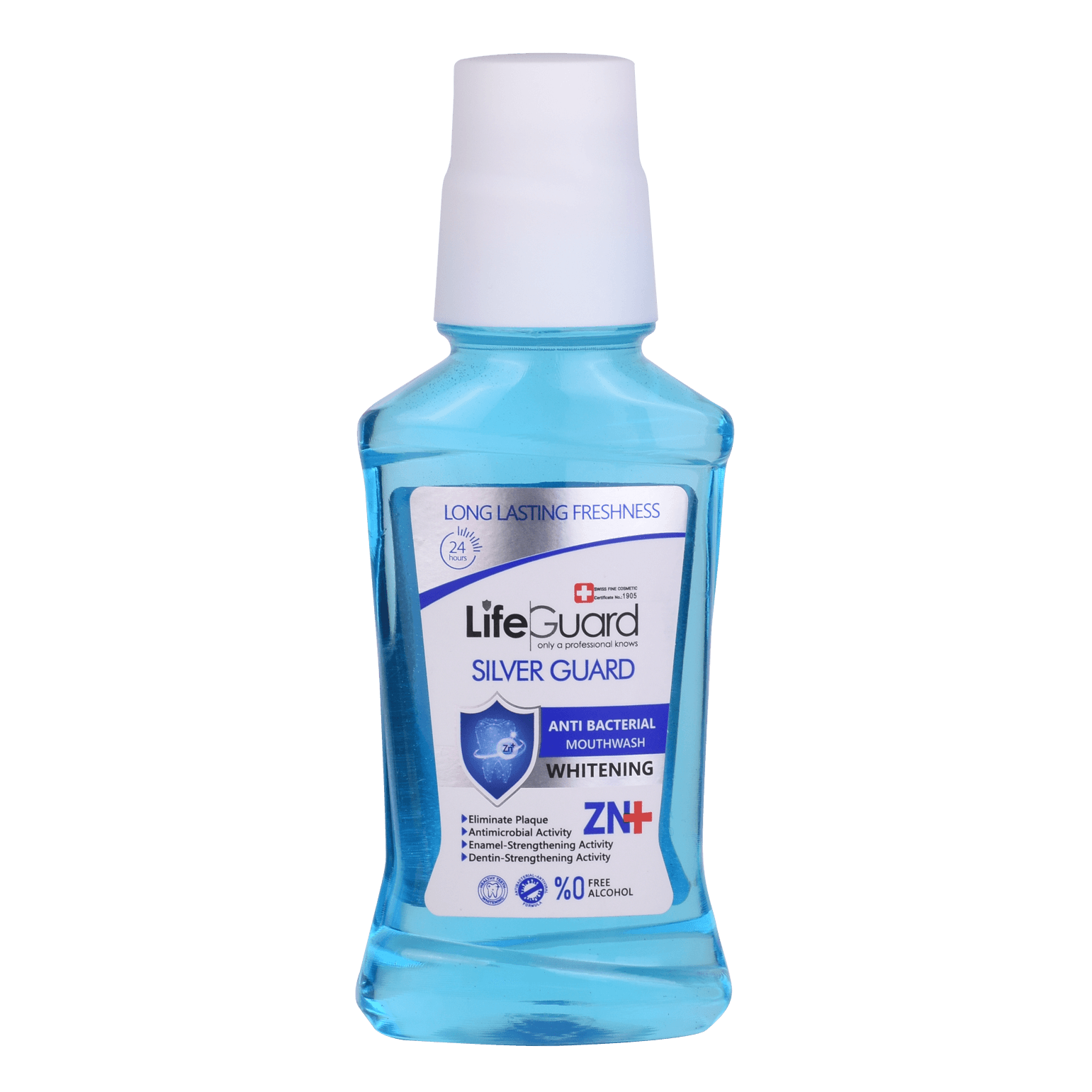 دهانشویه بزرگسال سفیدکننده (Silver Guard) برند لایف گارد با حجم 270 میلی لیتر - Image 1